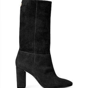 Ralph Lauren RLL Black Suede Tall Boots – Size 6 – NEW without box